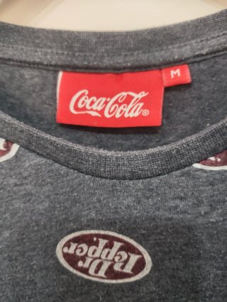 Camiseta Dr Pepper Gris Talla M Coca-Cola