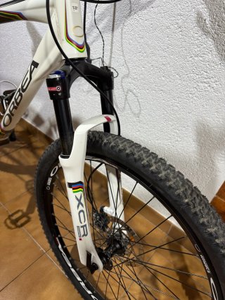 Bici Montaña Orbea máster team 26 Blanca