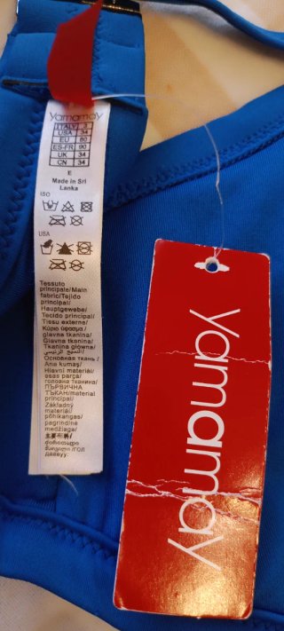Yamamay Bikini Blu Taglia M NUOVO