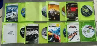 Lotto 8 Giochi Xbox 360 Racing