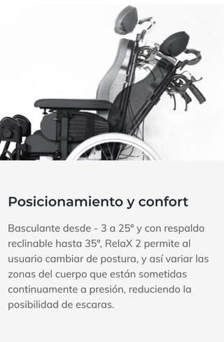 Silla de ruedas Breezy Relax 2 seminueva – 499€