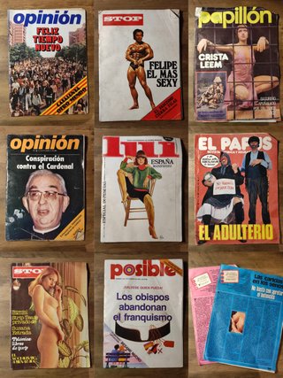 Lote 44 Revistas Transición y Destape (1976-1978)