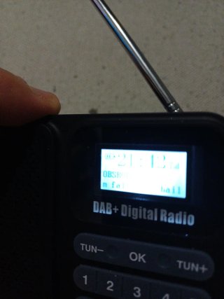 rádio digital portátil da marca Gallypek