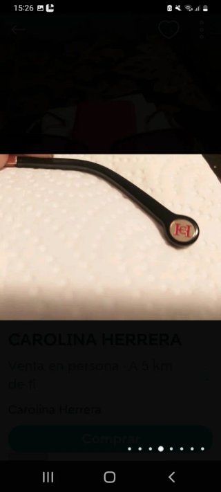 Gafas de Sol Carolina Herrera Doradas Moradas