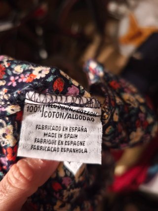 Vestido pantalón floral S