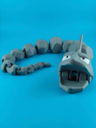 Pokemon Onix Articulado - Lunghezza 45 cm