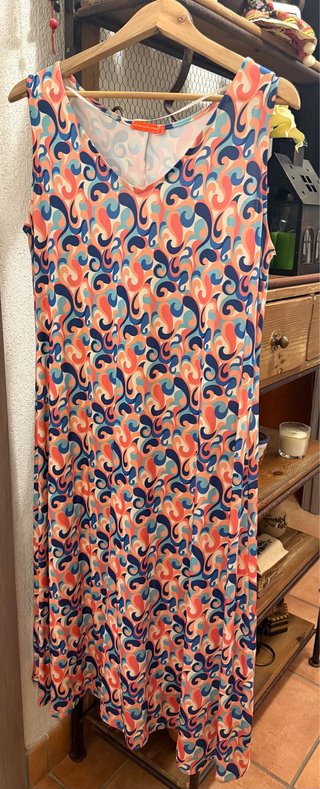 Vestido estampado talla 42