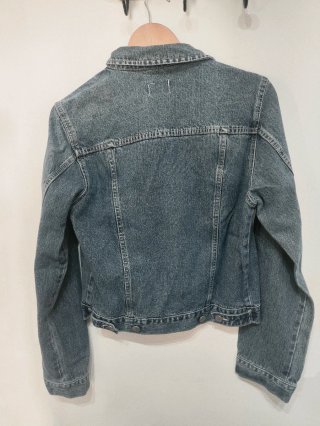 Chaqueta cazadora vaquera cropped mujer Talla L