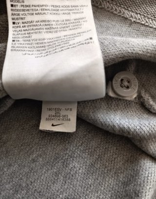 Polo Nike Grigio Taglia XXL