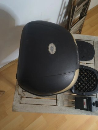 Baúl grande moto con soporte K35. 35 litros
