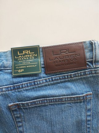Pantalones Pirata Ralph Lauren Azul Talla 6P