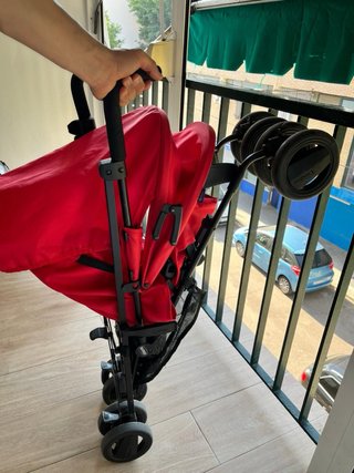Carrito Bebé Chicco Rojo
