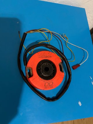 Stator y iman rotor MVT naranja