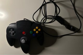 Mando Nintendo 64 Negro perfecto estado.