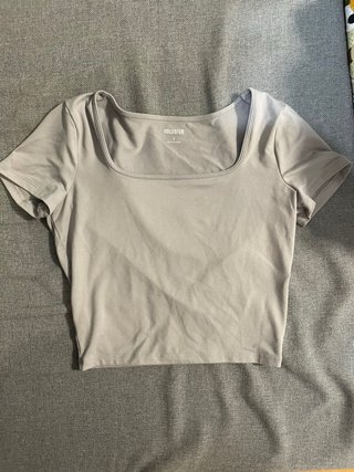 Top Hollister S Gris