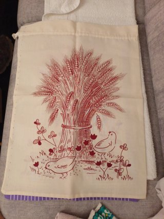 Lote Toalla Paño cocina Mantel Bolsa tela Delantal