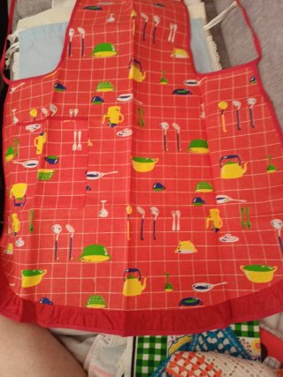 Lote Toalla Paño cocina Mantel Bolsa tela Delantal