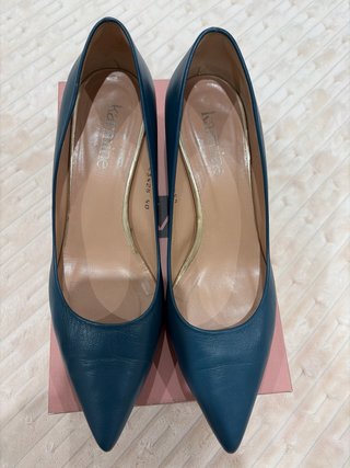 Zapatos de tacón Karmine azul talla 40
