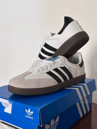 Adidas Samba Blancas y Negras