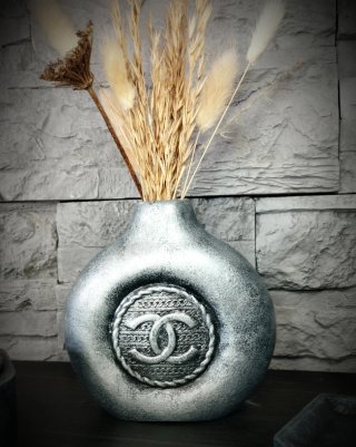 CHANEL Vaso Elegante Design Portafiori Chic