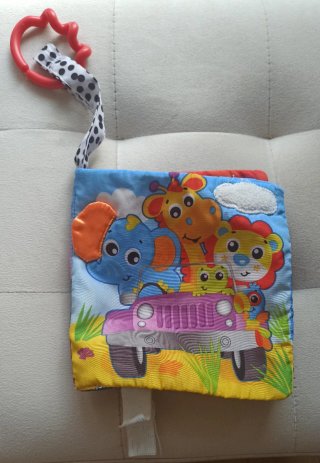 Set Playgro per bambini: sonaglio + libro + palla