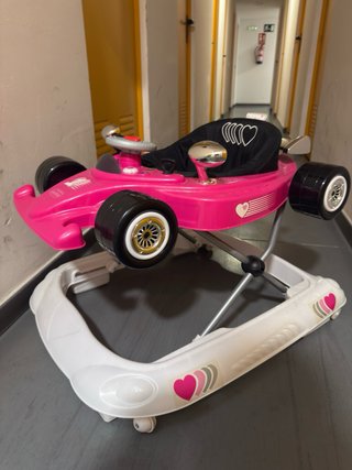 Andador bebé F1 rosa