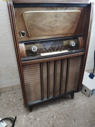Mueble Radio Vintage Madera