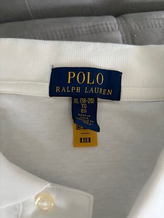Polo Ralph Lauren Blanco Talla M