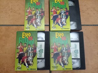 Lote VHS Fútbol Real Madrid Barça FIFA goles