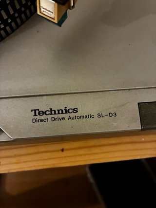 Giradischi Technics SL-D3 Argento