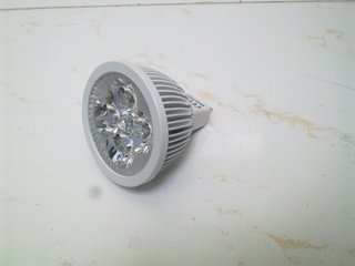 10 x faretto MR16 - 4 led - Luce Calda - 4W 12VDC