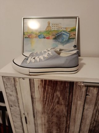 Zapatillas tela Primark azules