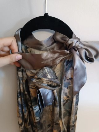 Vestido estampado floral talla única