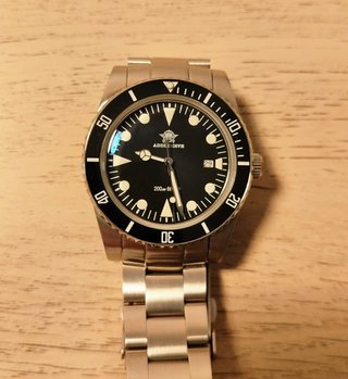Reloj Addiesdive AD 2068 Negro/Plata