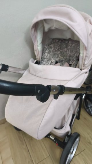 Carrito capazo Rosa 2 Piezas