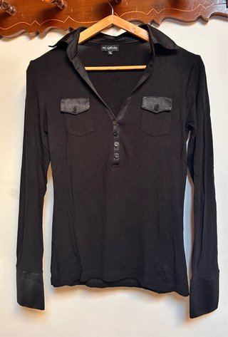 Camiseta No Excuse manga larga negra