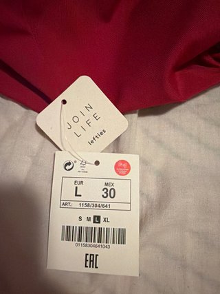 Top deportivo rojo  talla L