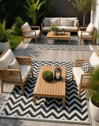 2 Alfombras Exterior Nuevas 120x180