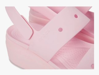 Sandalias 36.5 Crocs Brooklyn 4U Rosa nuevas