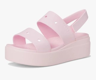 Sandalias 36.5 Crocs Brooklyn 4U Rosa nuevas