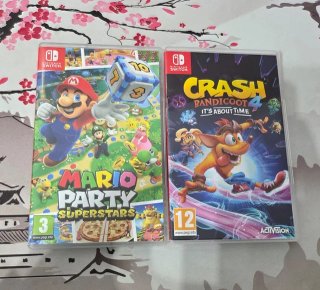 Mario Party Superstars e Crash Bandicoot 4 per Nintendo Switch