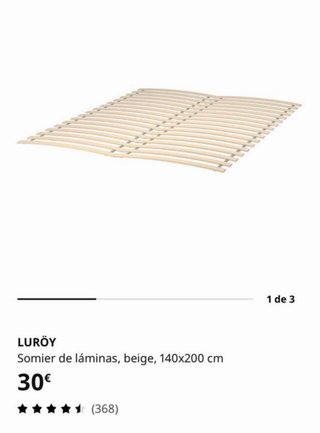 Cama Fjellse IKEA 140x200