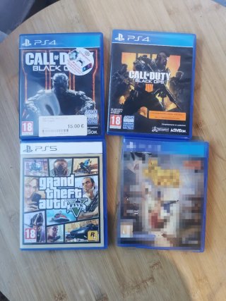 Pack 3 Juegos PS4y ps5: Call of Duty 3 y 4, GTA V