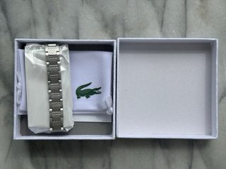 Bracciale Lacoste Originale Metropole Argento