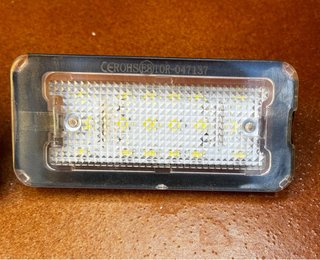 2 Plafones LED Matrícula Fiat 500