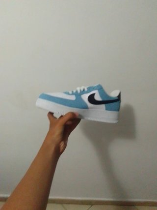 Zapatillas Nike Air Force 1 Azul y Blanco
