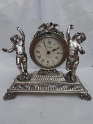 Reloj de mesa antiguo plata 925
