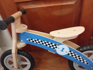 Bicicleta de equilibrio madera