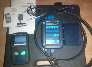 Analizador de gases Wöhler A 450 con impresora