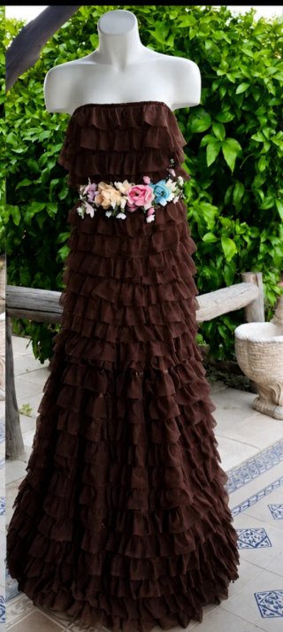 Vestido de Fiesta largo Boho Chic Romántico